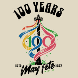 May Fete 2026 on a Port & Co ® - Youth Core Cotton Tee Design