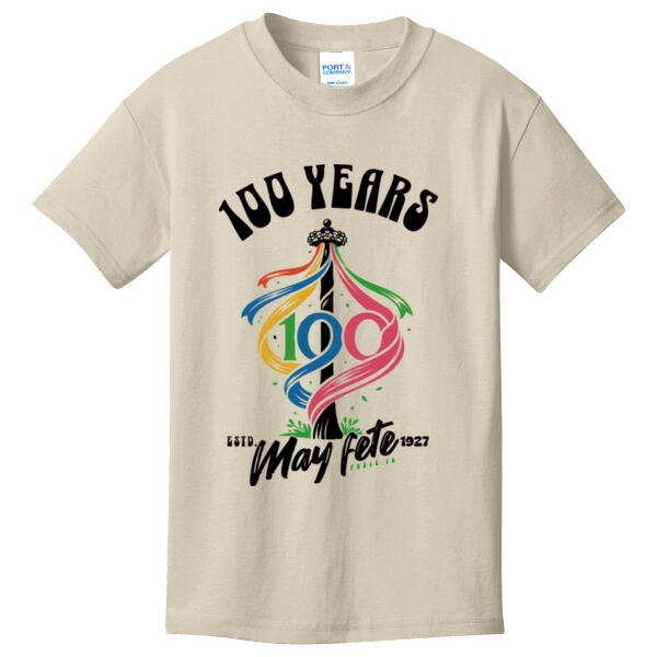 May Fete 2026 on a Port & Co ® - Youth Core Cotton Tee Thumbnail