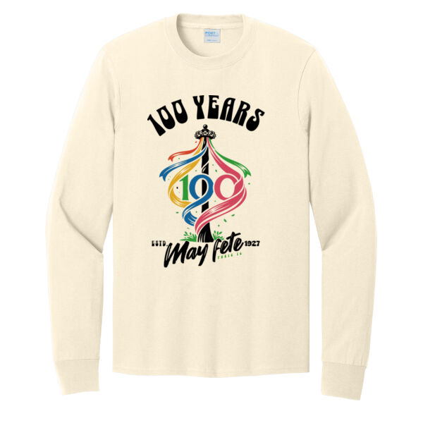 May Fete 2026 on a Port & Co ®  - Long Sleeve Core Cotton Tee Thumbnail