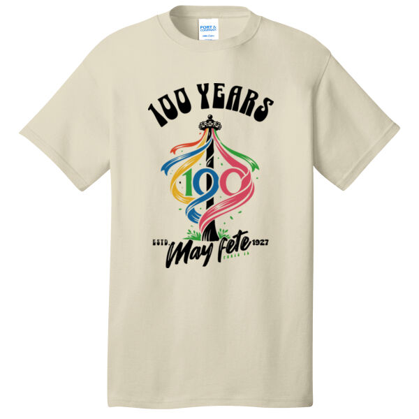 May Fete 2026 on a Port & Co ®  - Core Cotton Tee Thumbnail